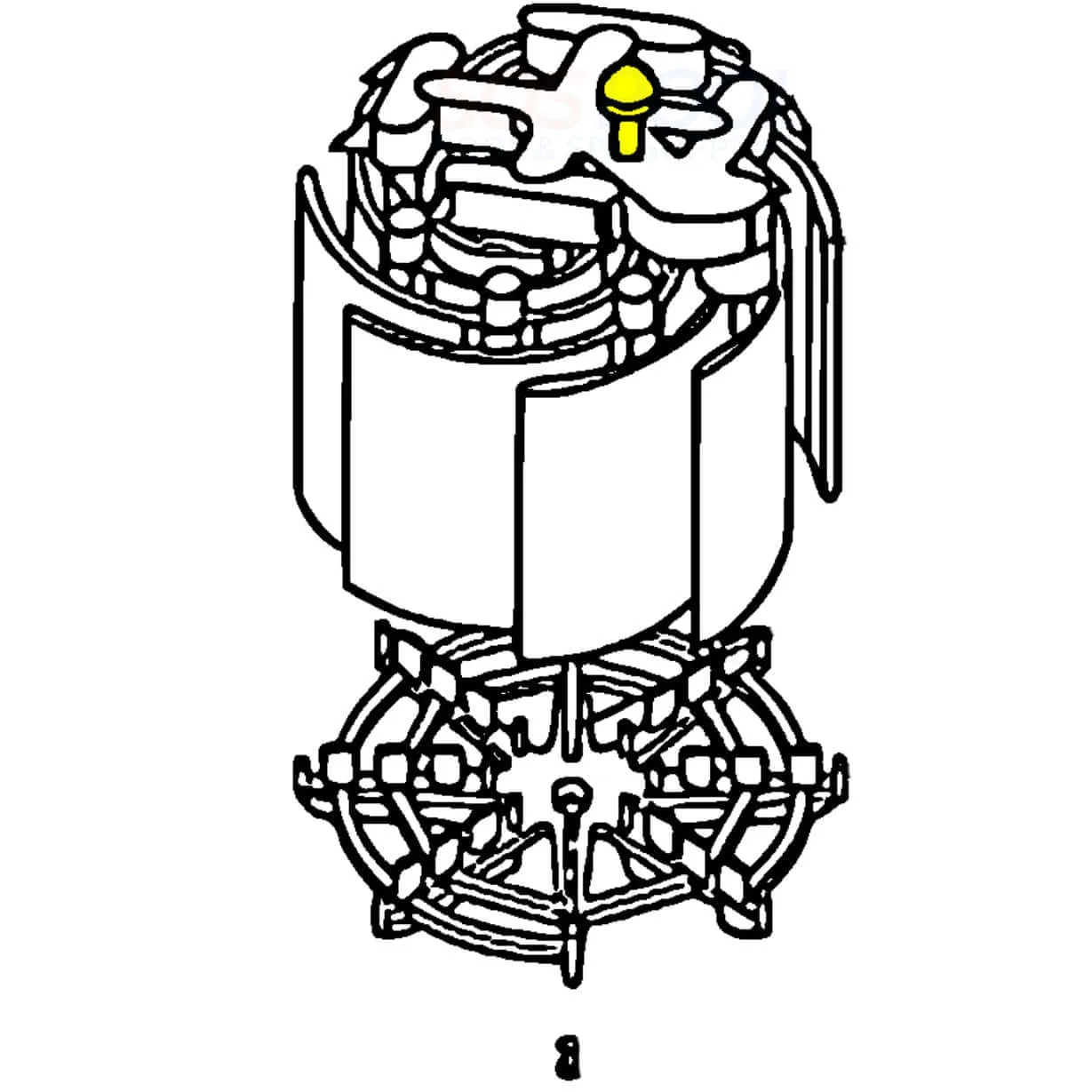 Pentair Air Vent Strainer For Nautilus Plus and FNS DE Filters | 3/4" | 172855