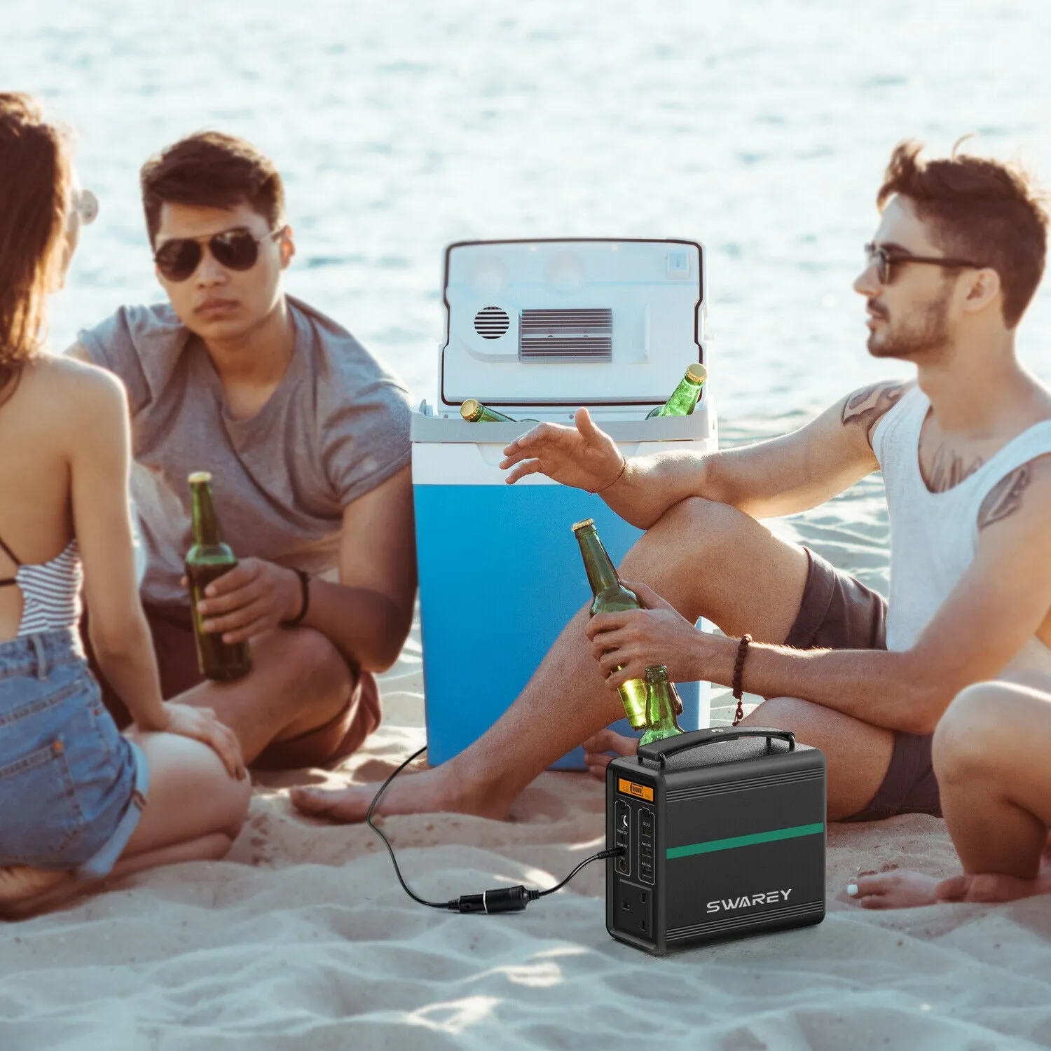 Portable Power Solar Station 166WH Compact Generator For Camping Charger Emergency Power