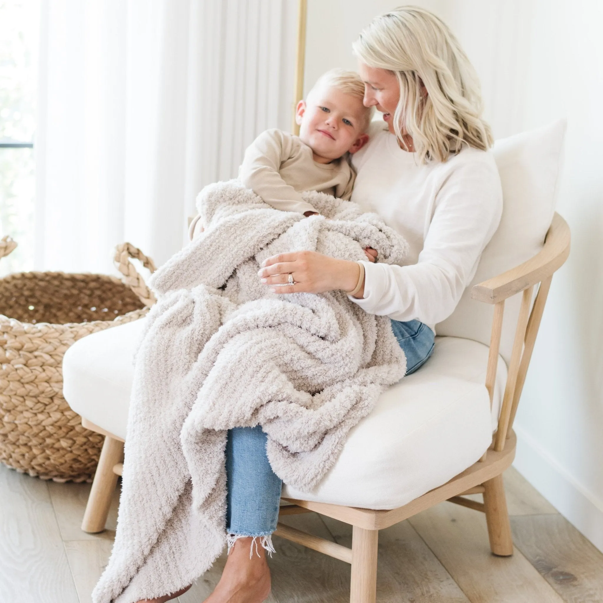 RIBBED BAMBONI TODDLER BLANKETS