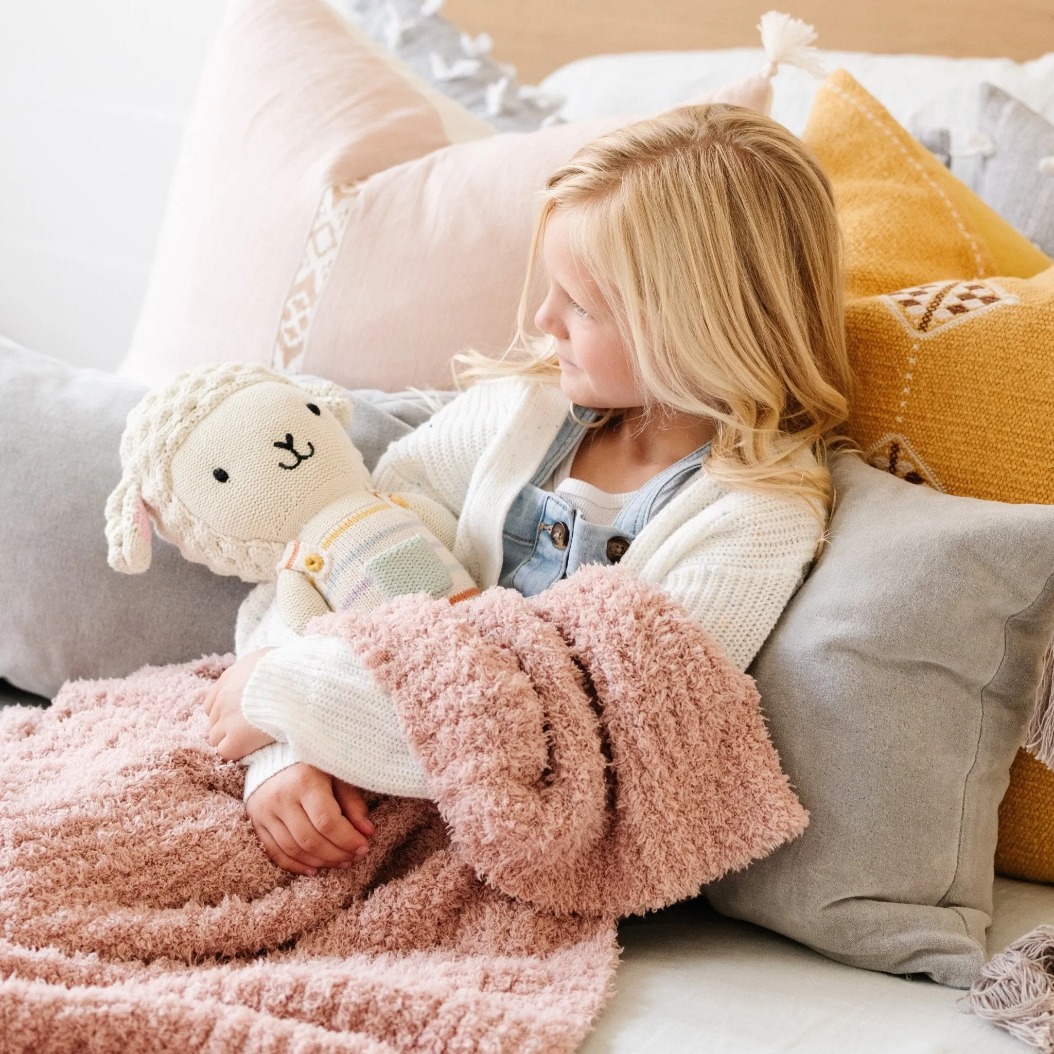 RIBBED BAMBONI TODDLER BLANKETS