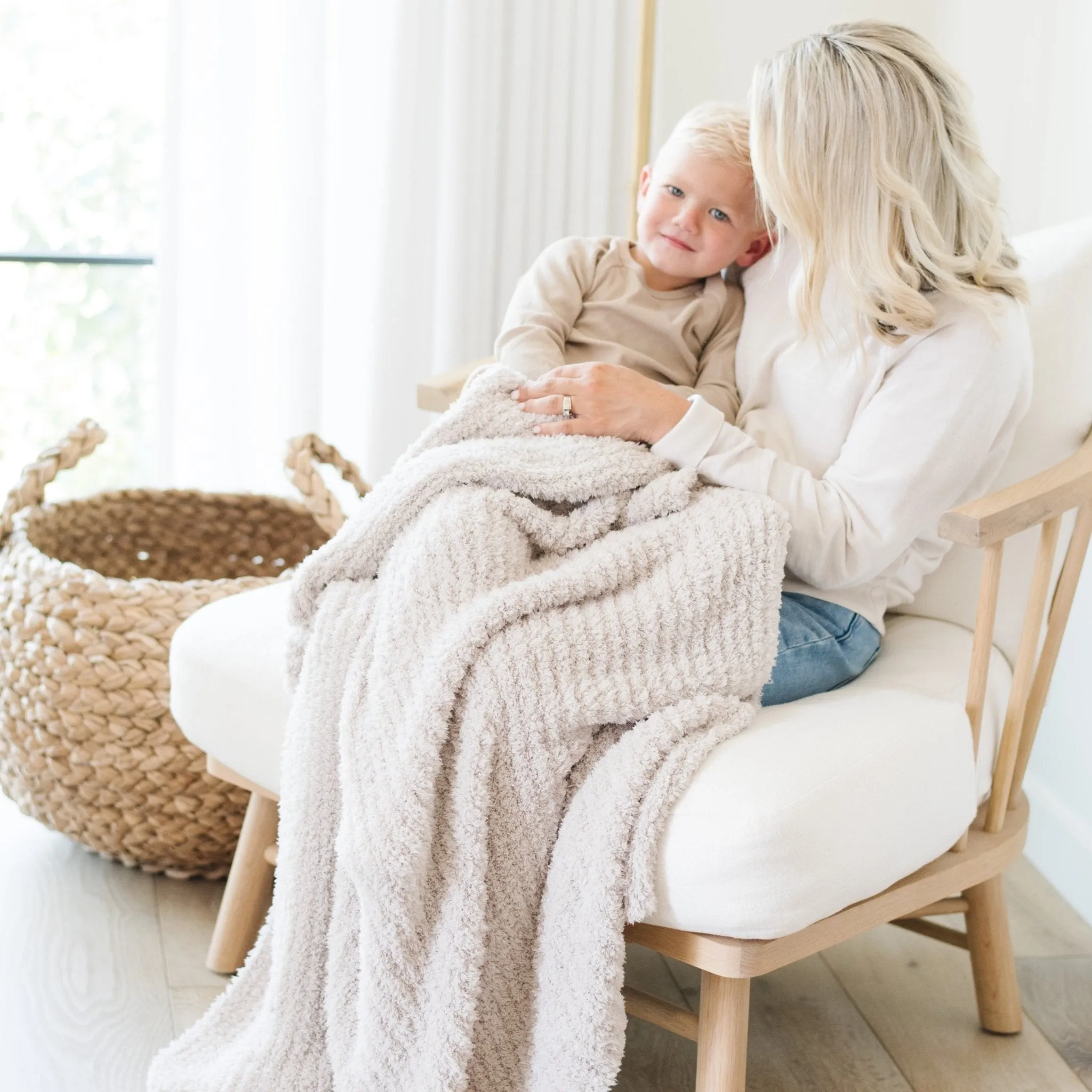 RIBBED BAMBONI TODDLER BLANKETS