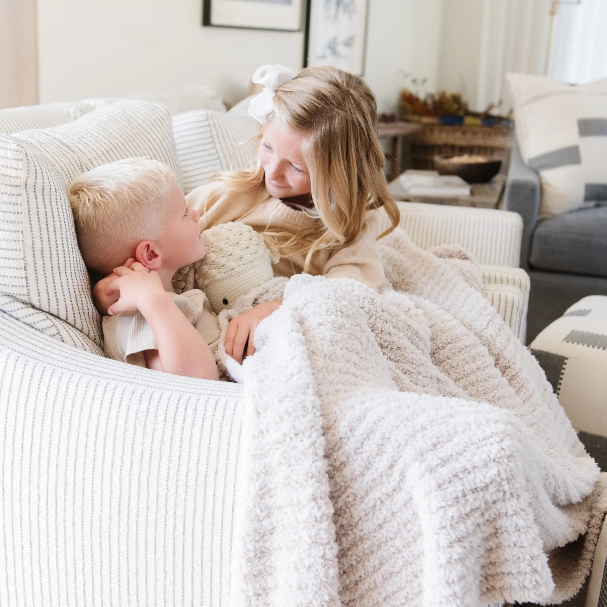RIBBED BAMBONI TODDLER BLANKETS