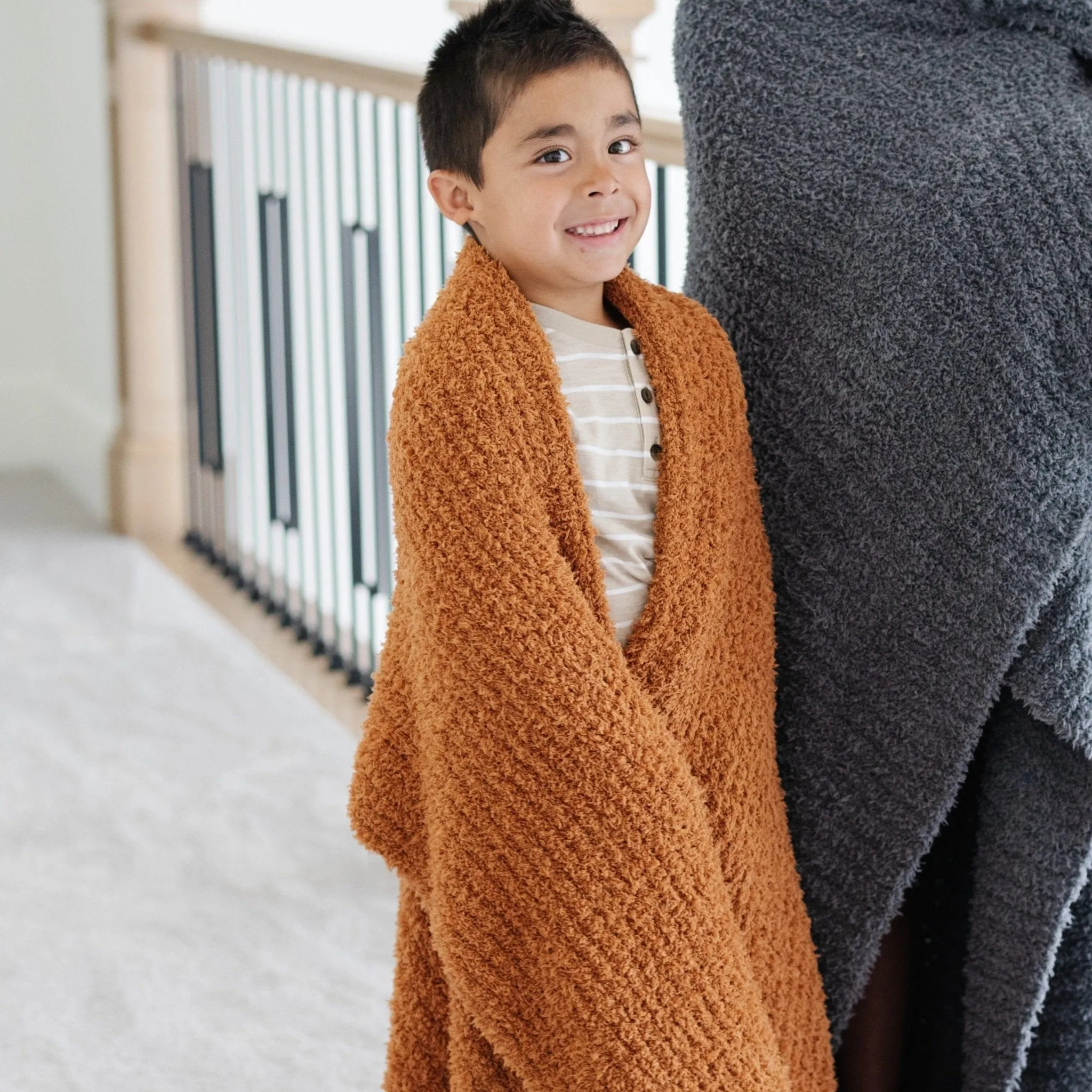 RIBBED BAMBONI TODDLER BLANKETS