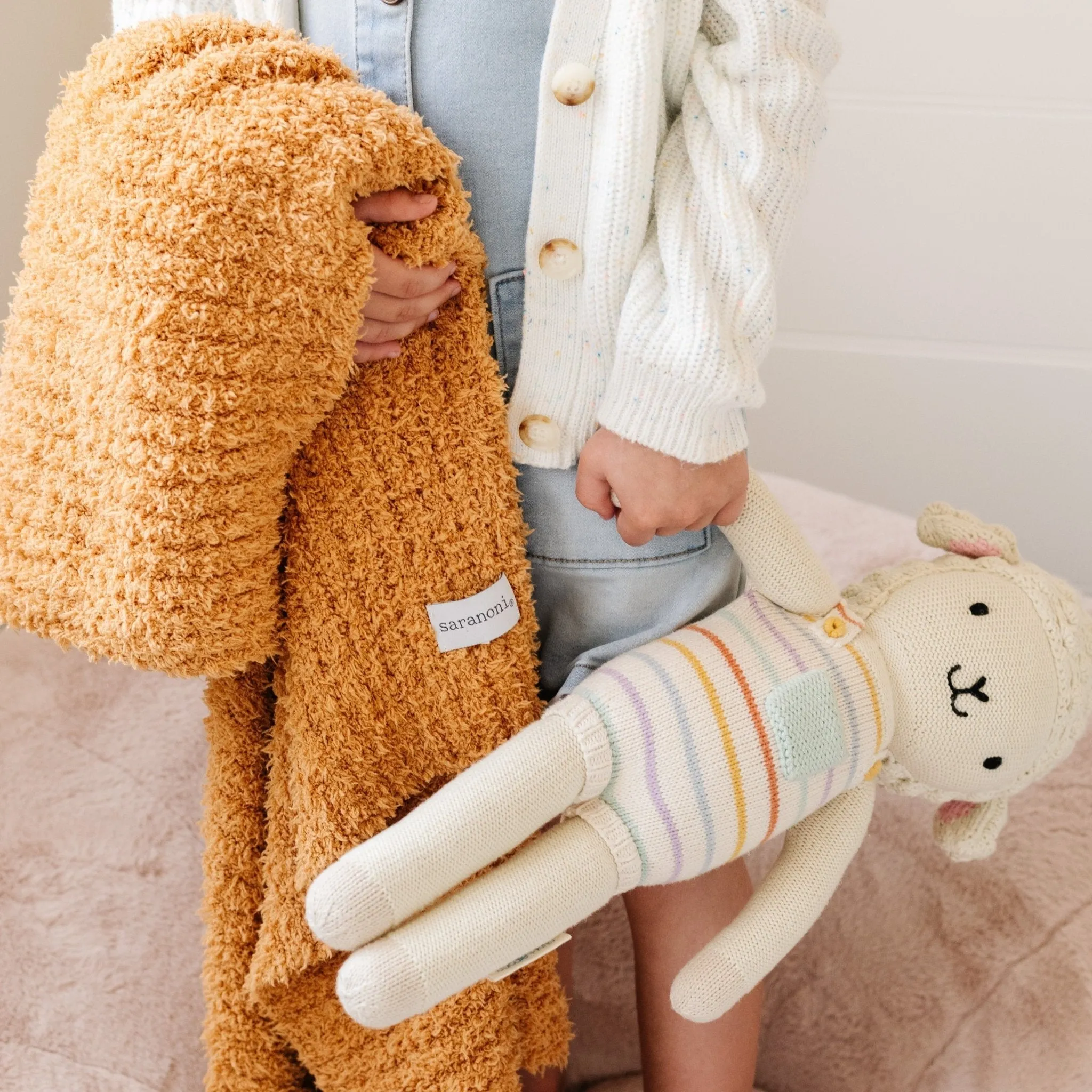 RIBBED BAMBONI TODDLER BLANKETS