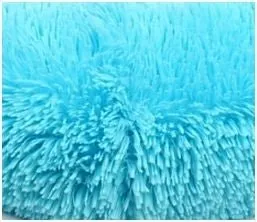 Susan Lanci Aqua Shag Blanket