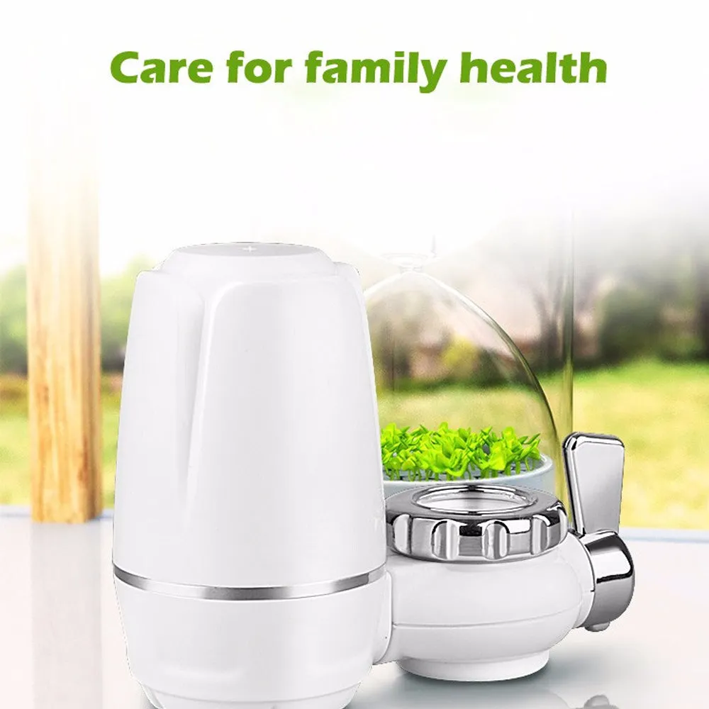 Tap Water Purifier Clean Kitchen Faucet Washable Ceramic Percolator Water Filter Filtro Rust Bacteria Removal Replacement Filter
