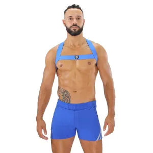 TOF Paris Fetish Elastic Harness Blue