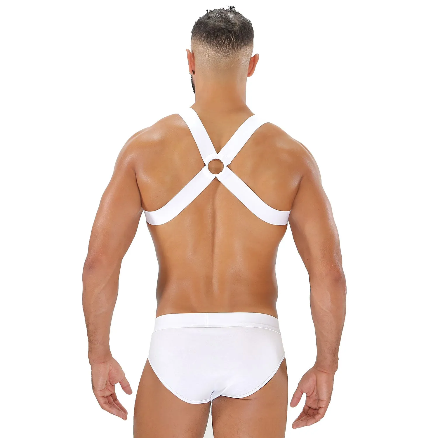 TOF Paris Fetish Elastic Harness White