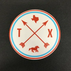 TX Arrow Sticker