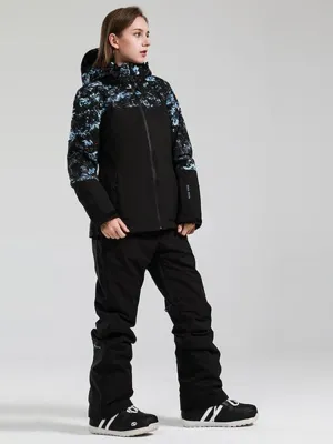 Women's Gsou Snow Back To Mountain Downhill Winter Ski Suit