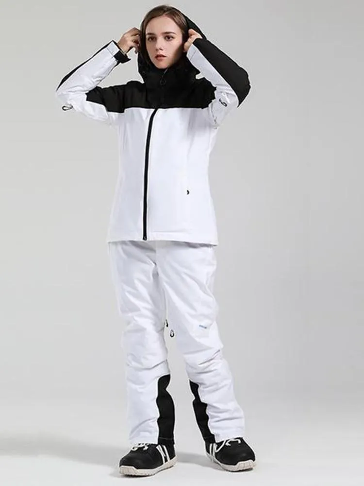 Women's Gsou Snow Back To Mountain Downhill Winter Ski Suit