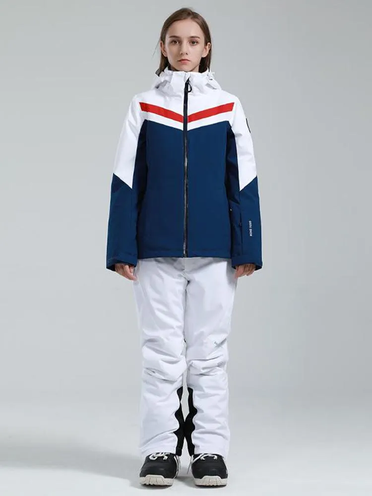 Women's Gsou Snow Cross Country Skiing To Paradise Snow Suit